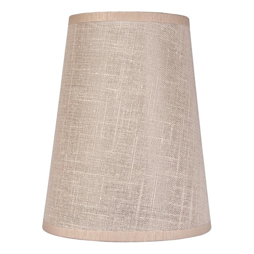 Ersättningslampskärm för ljuskrona och vägglampa ANTONIO E14 150x120 mm beige