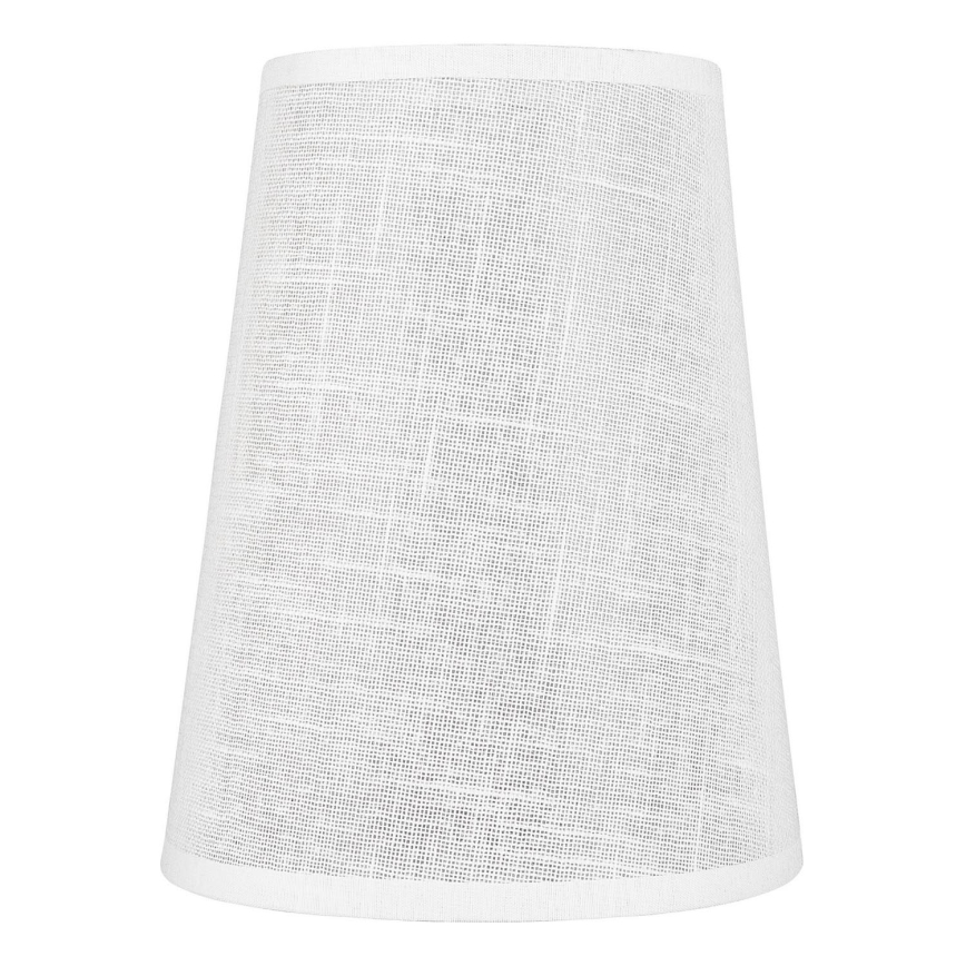 Ersättningslampskärm för ljuskrona och vägglampa ANTONIO E14 150x120 mm vit