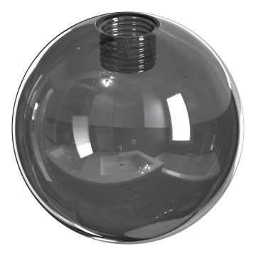 Ersättningslampskärm för ljuskrona och vägglampa ROSSI diameter 14 cm grå/rökig