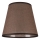 Ersättningslampskärm för vägglampa LORENZO E27 diameter 16 cm brun