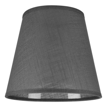 Ersättningslampskärm för vägglampa LORENZO E27 diameter 16 cm grå