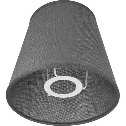 Ersättningslampskärm för vägglampa LORENZO E27 diameter 16 cm grå