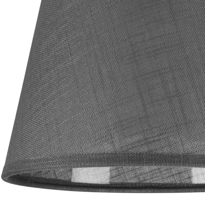 Ersättningslampskärm för vägglampa LORENZO E27 diameter 16 cm grå