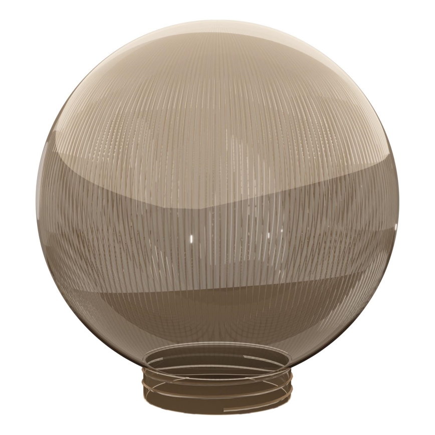 Ersättningslampskärm för vägglampa PARK E27 diameter 20 cm rökig prismatic