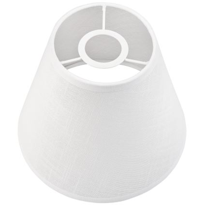 Ersättningslampskärm för ljuskrona och vägglampa ANTONIO E14 140x160 mm vit