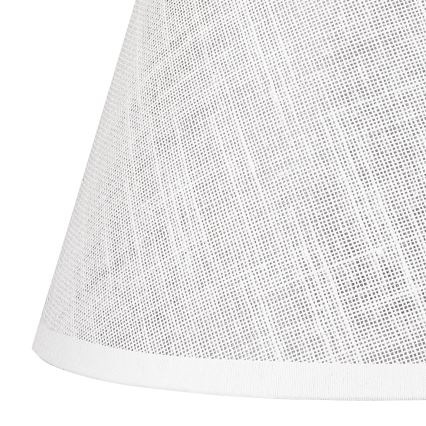 Ersättningslampskärm för ljuskrona och vägglampa ANTONIO E14 140x160 mm vit