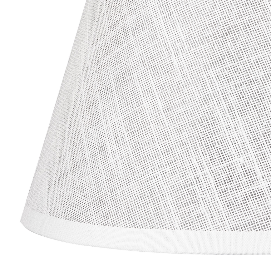 Ersättningslampskärm för ljuskrona och vägglampa ANTONIO E14 140x160 mm vit