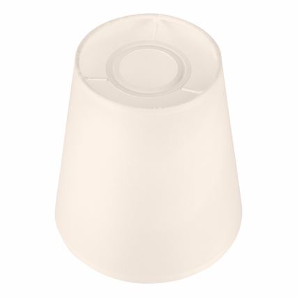 Ersättningslampskärm för ljuskrona och vägglampa ELLIE E27 diameter 15 cm grädde