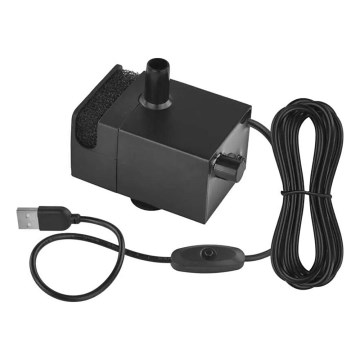 Ersättningsvattenpump för smarta vattenfontäner svart