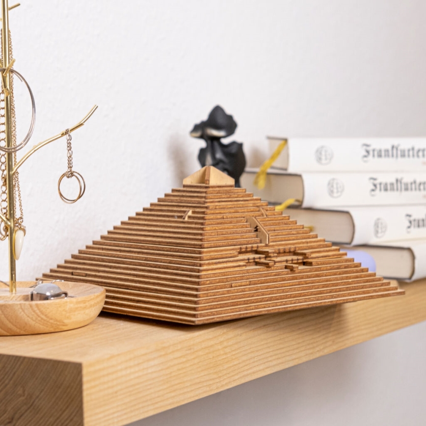 EscapeWelt - 3D Mekaniskt pussel i trä Pyramid