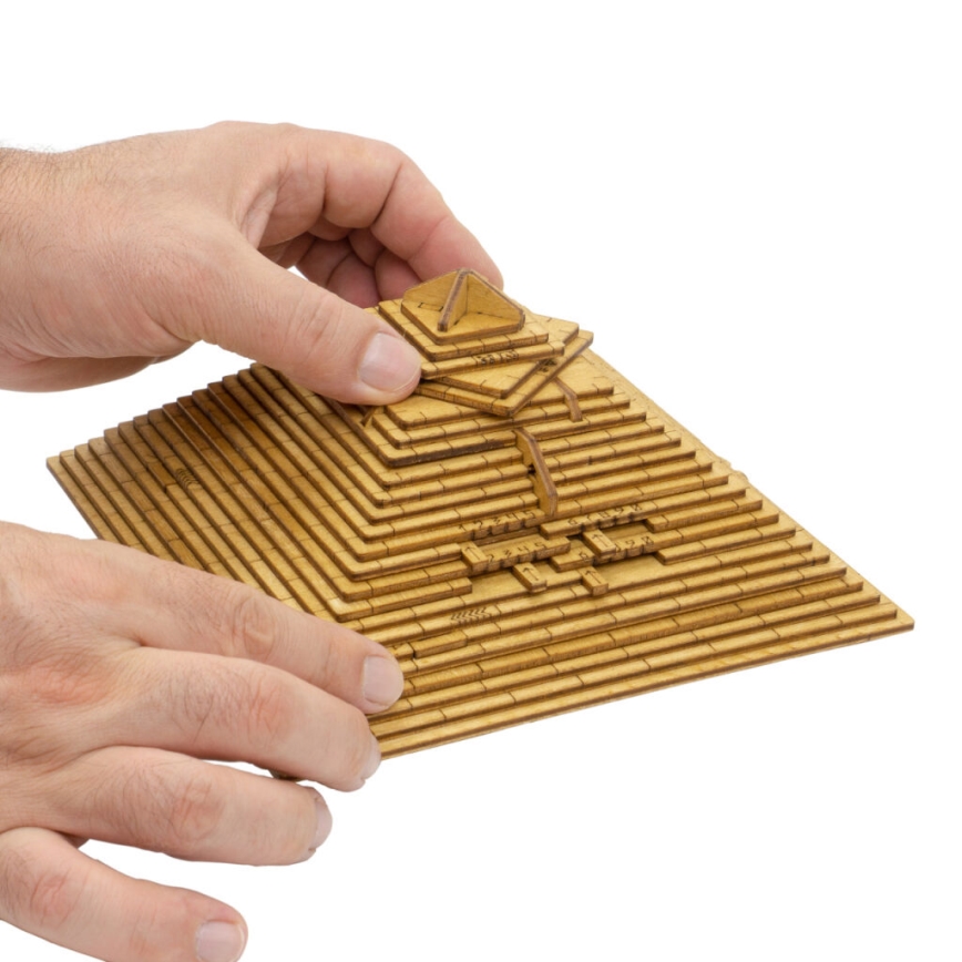 EscapeWelt - 3D Mekaniskt pussel i trä Pyramid