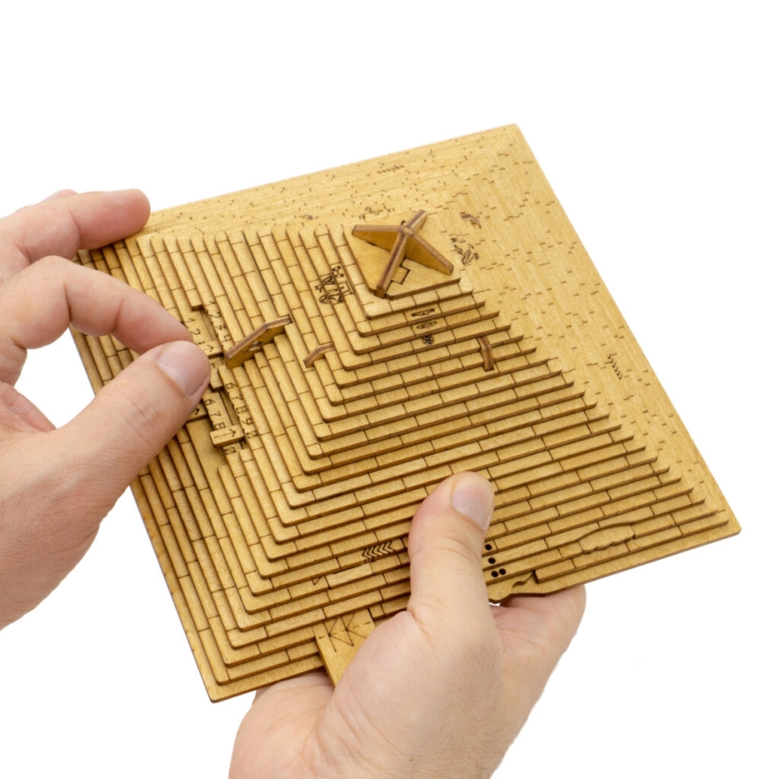 EscapeWelt - 3D Mekaniskt pussel i trä Pyramid