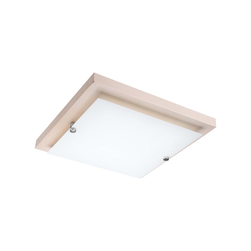 Esrättningsglas 25x25 cm vit