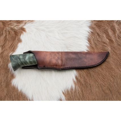 Exklusiv Damaskus kniv 11,6 cm lönn/ebenholts