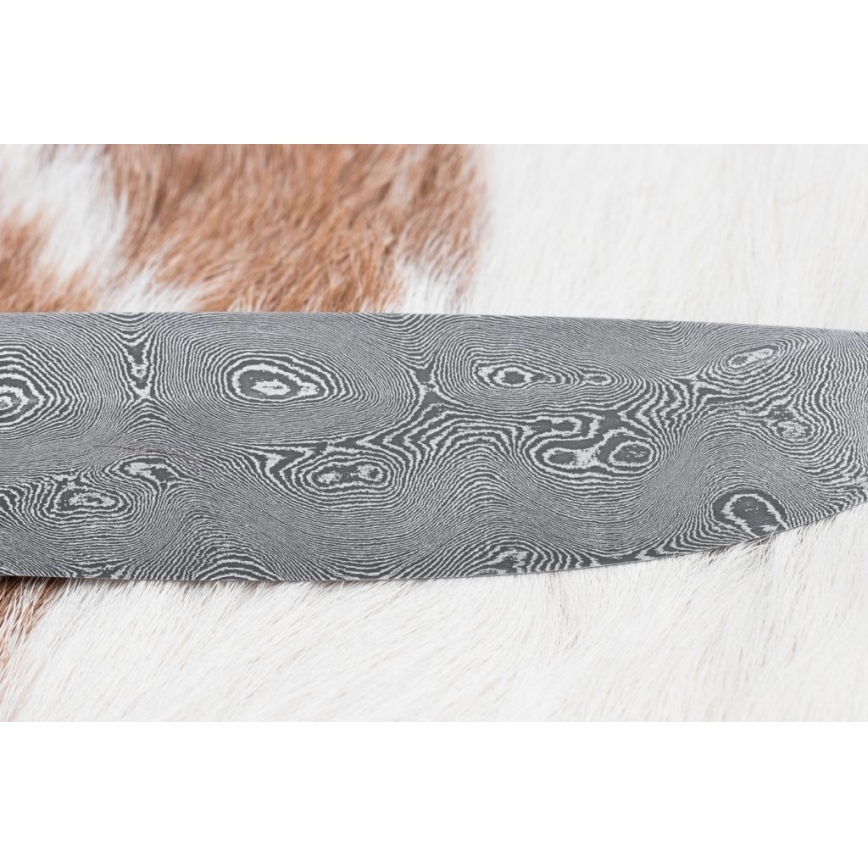 Exklusiv Damaskus kniv 12,7 cm ek/ebenholts