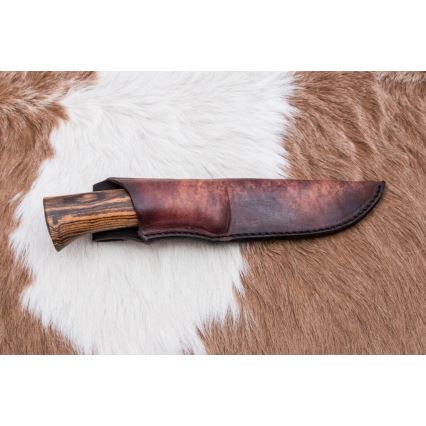 Exklusiv Damaskus kniv 12 cm bocote/ebenholts