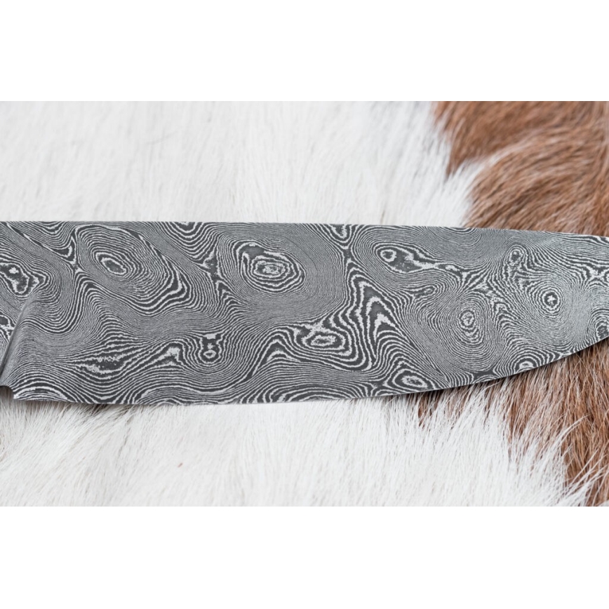 Exklusiv Damaskus kniv 12 cm bocote/ebenholts