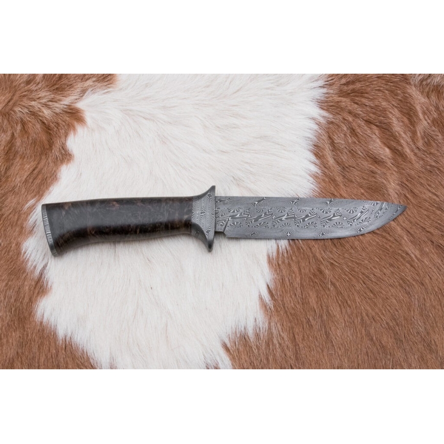 Exklusiv Damaskus kniv 13,8 cm lönn