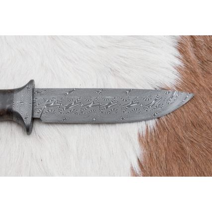 Exklusiv Damaskus kniv 13,8 cm lönn