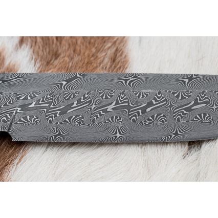 Exklusiv Damaskus kniv 13,8 cm lönn