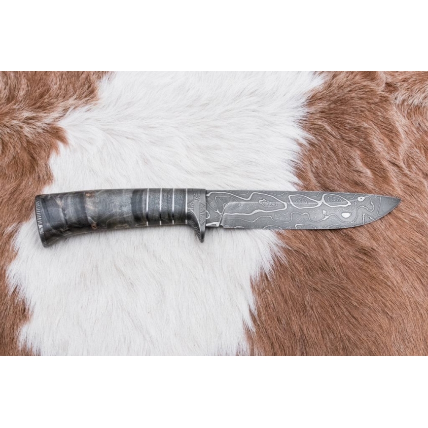 Exklusiv Damaskus kniv 14 cm ask