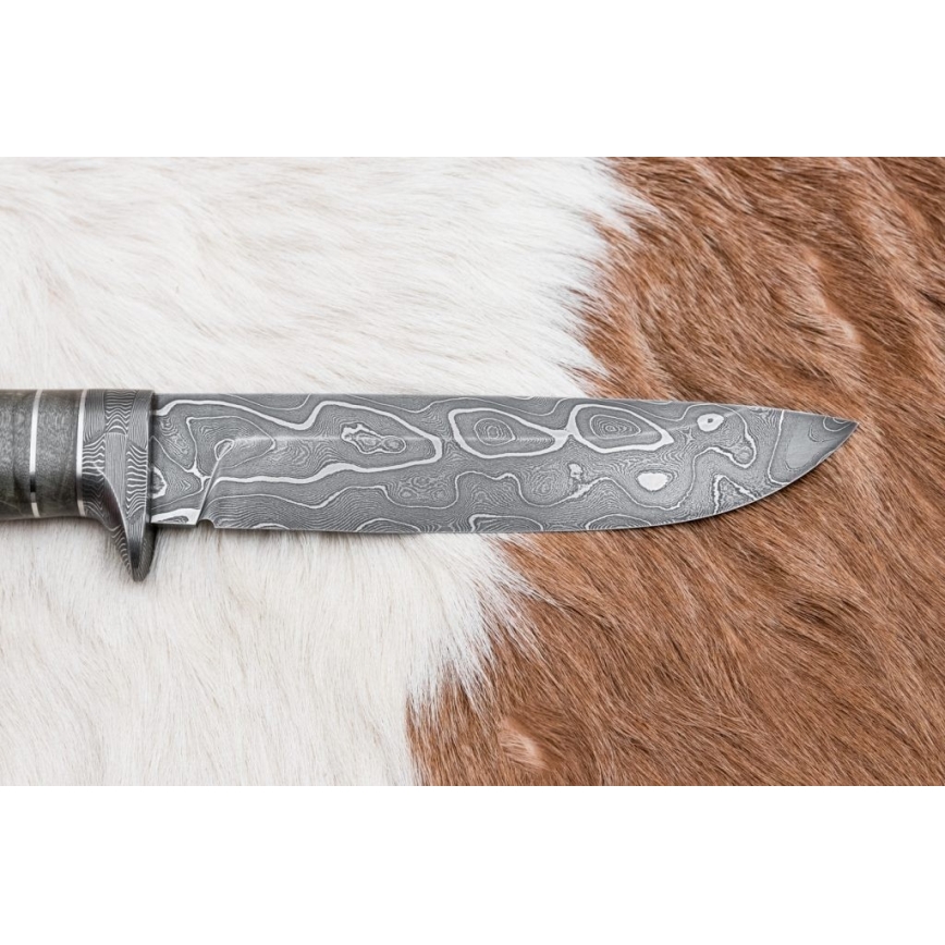 Exklusiv Damaskus kniv 14 cm ask