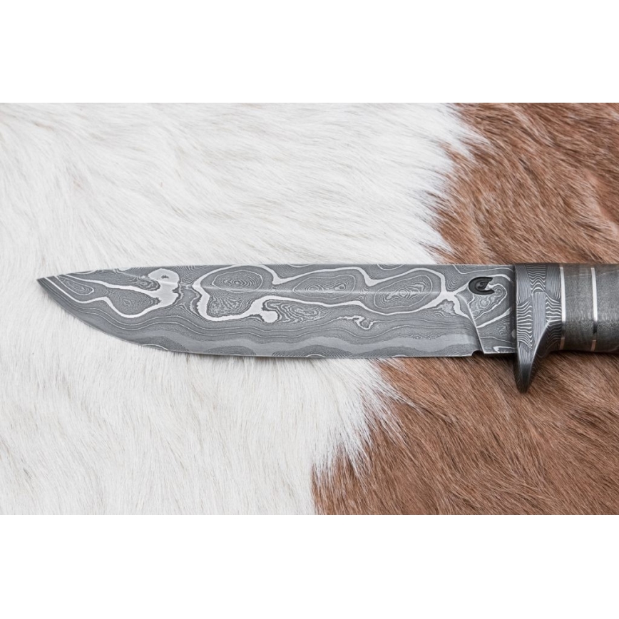 Exklusiv Damaskus kniv 14 cm ask