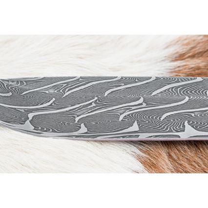 Exklusiv Damaskus kniv 15 cm mammutbete