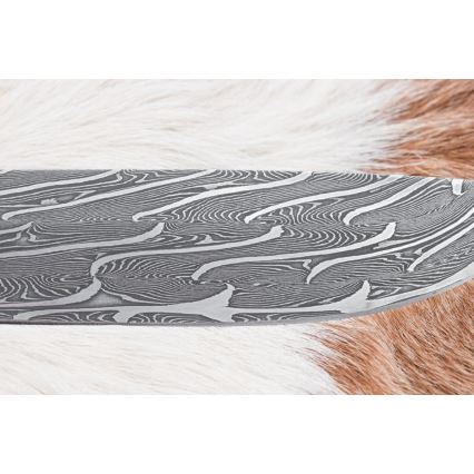 Exklusiv Damaskus kniv 15 cm mammutbete