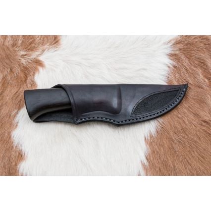 Exklusiv Damaskus kniv 8,6 cm ek/kamelben