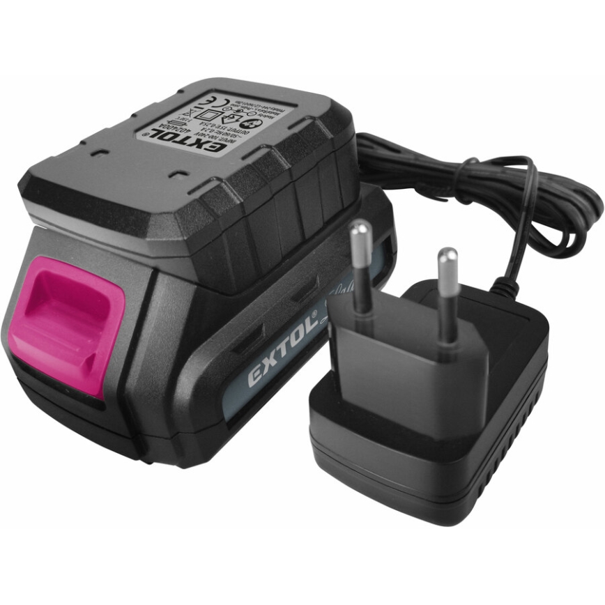 Extol - Cordless drilling screwdriver 1300 mAh 12V rosa