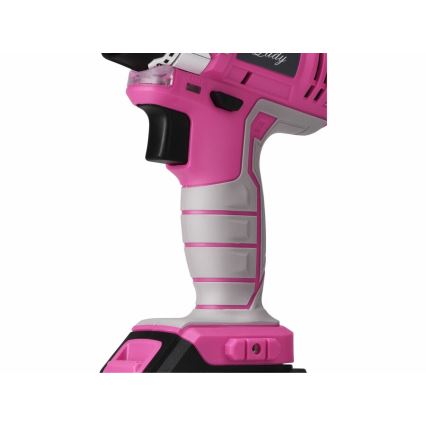 Extol - Cordless drilling screwdriver 1300 mAh 12V rosa
