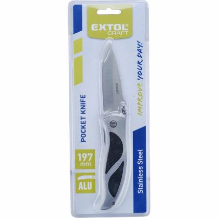Extol - Fällkniv 197 mm rostfritt stål
