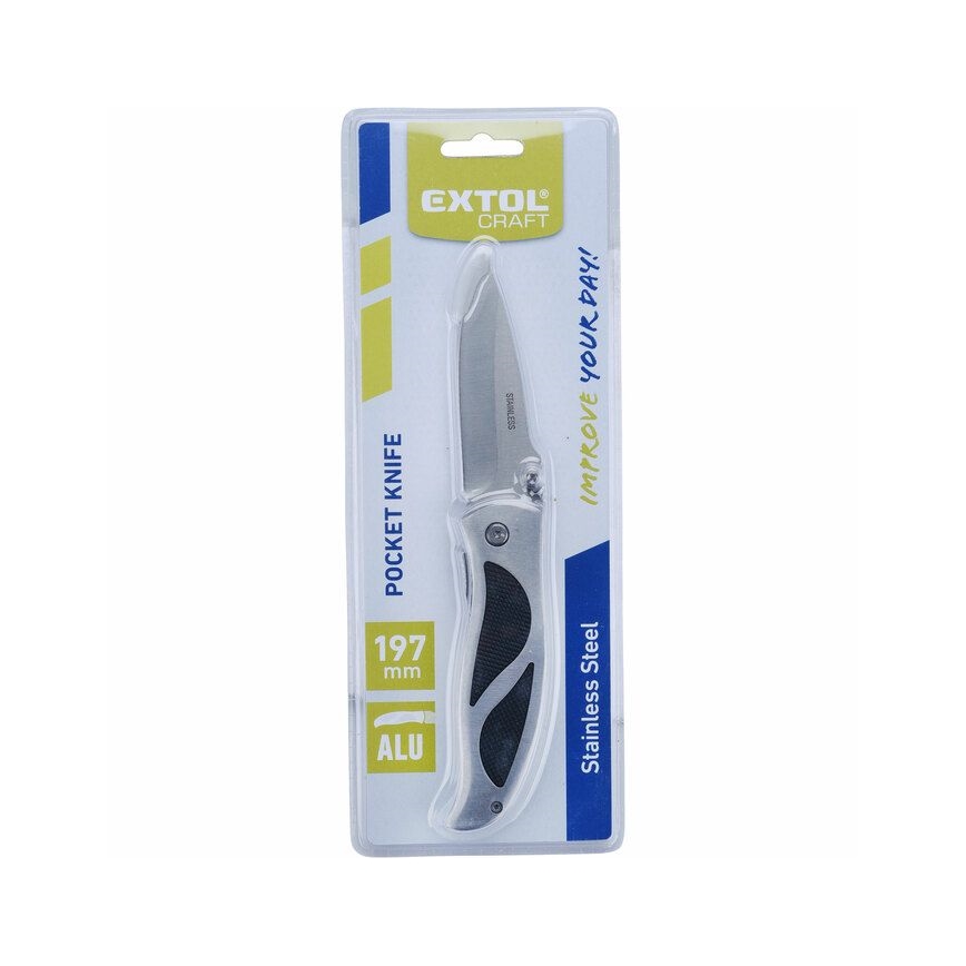 Extol - Fällkniv 197 mm rostfritt stål