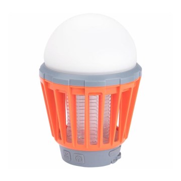 Extol - LED Bärbar lampa med insektsfångare LED/3W/2000 mAh/3,7V IPX6