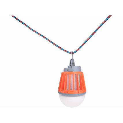 Extol - LED Bärbar lampa med insektsfångare LED/3W/2000 mAh/3,7V IPX6