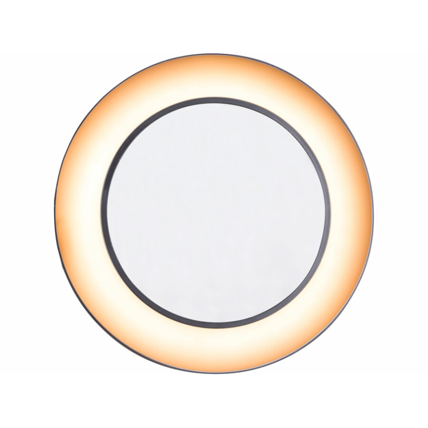 Extol - LED Dimbar bordslampa med ett förstoringsglas LED/8W/5V 2900/4500/7500K svart