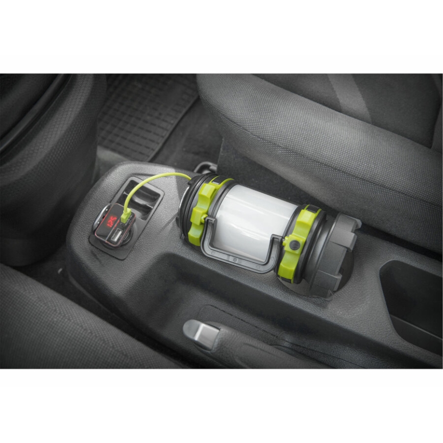 Extol - LED Dimbar ficklampa med strömbank LED/2600 mAh/3,7V IPX4