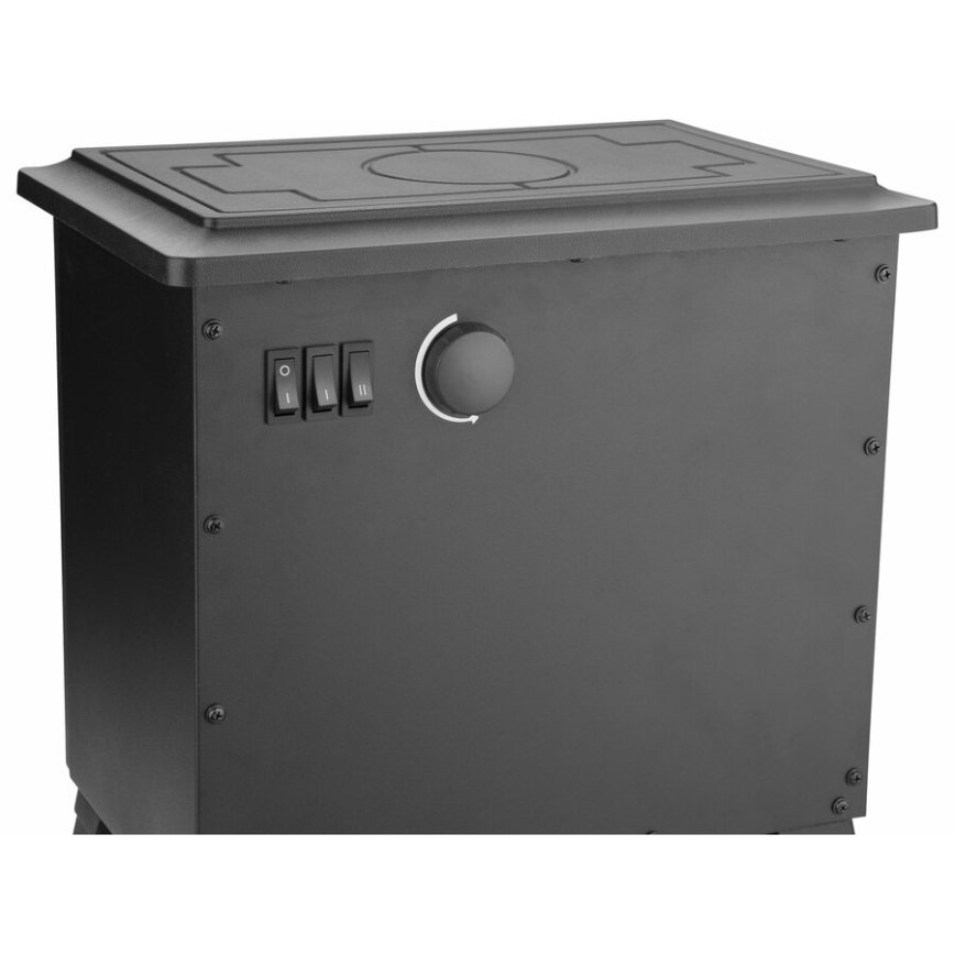 Extol - LED Elektrisk spis med uppvärmning LED/1800W/230V 40,6x35,5 cm