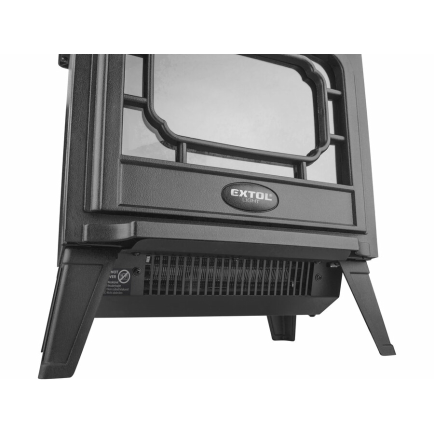 Extol - LED Elektrisk spis med uppvärmning LED/1800W/230V 40,6x35,5 cm