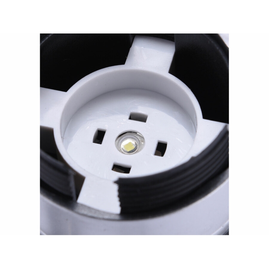 Extol - LED ficklampa LED/1W/3xAA svart