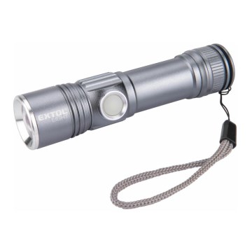 Extol - LED Ficklampa LED/2000 mAh/3,7V matt krom