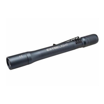Extol - LED Ficklampa LED/2xAAA IP54 antracit