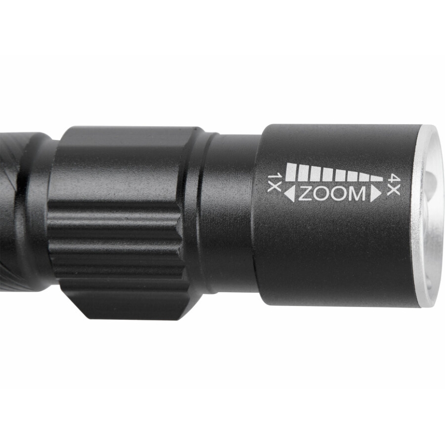 Extol - LED Ficklampa LED/3W/450 mAh/3,7V svart