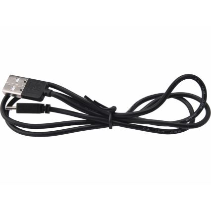 Extol - LED Pannlampa LED/10W/2400 mAh/3,7V svart/röd