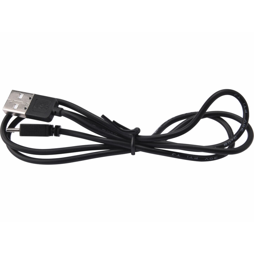 Extol - LED Pannlampa LED/10W/2400 mAh/3,7V svart/röd
