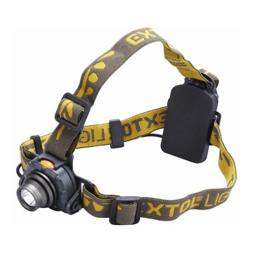 Extol - LED Pannlampa med sensor LED/3W/3xAAA gul/grå