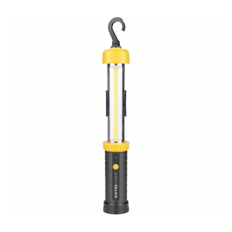 Extol - LED Portabel lampa LED/2000 mAh/3,6V svart/gul