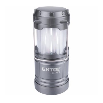 Extol - LED Portabel lampa LED/3xAA grå