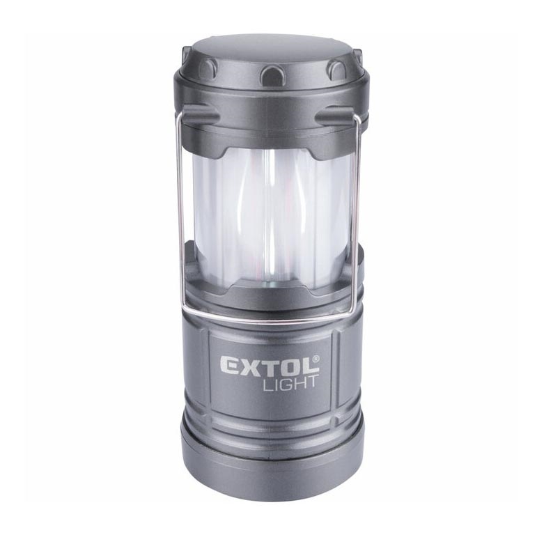 Extol - LED Portabel lampa LED/3xAA grå